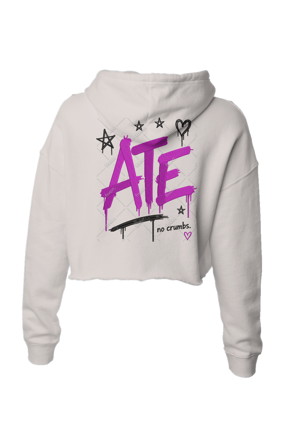 Ate Crop Hoodie